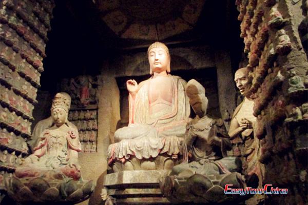 Shaanxi history museum's Buddha Statue