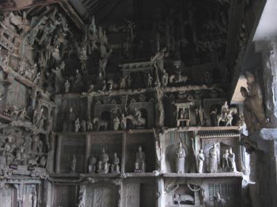 Inside of Shuanglin Temple 