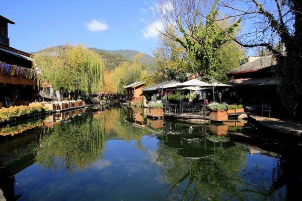 the nice view of Shuhe Old Town