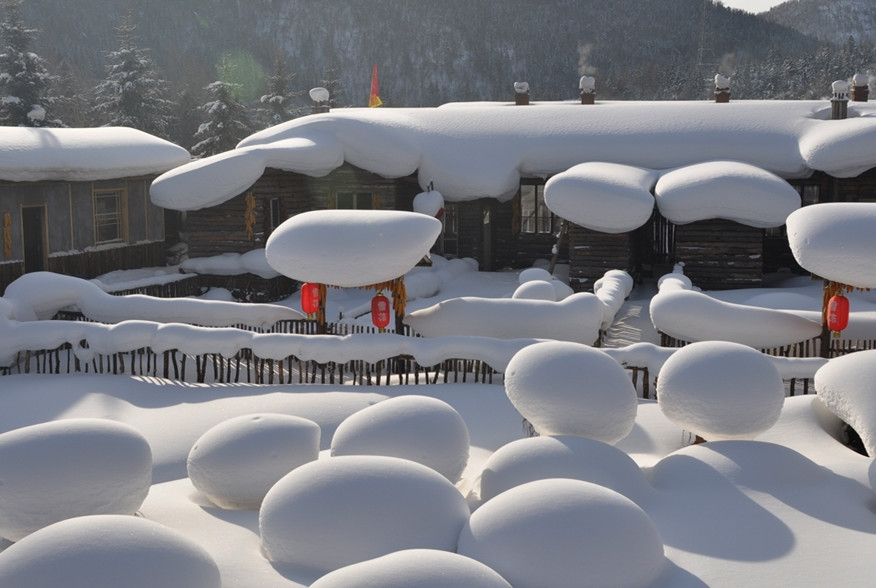 China Snow Town