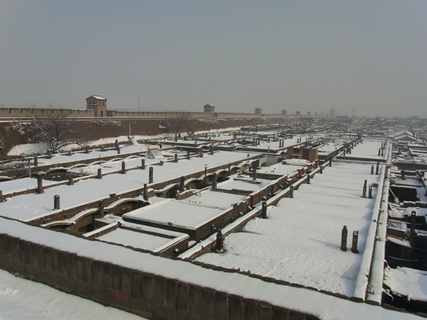 pingyao snow scenery