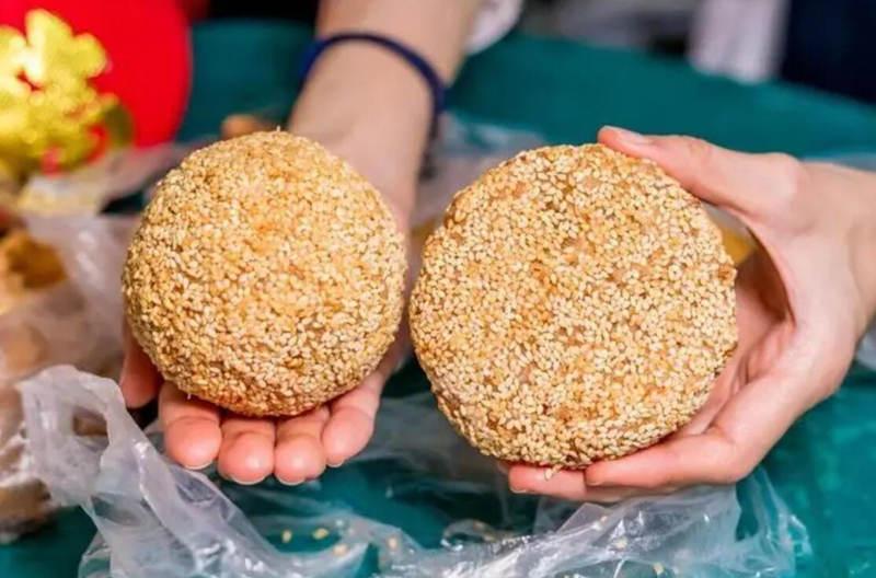 dragon boat festival food - deep fried flutinous rice ball