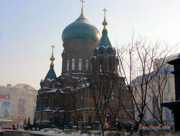 St. Sophia Church with Snow