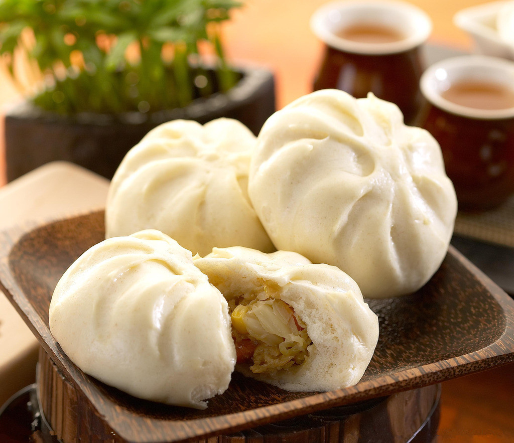 Chinese steamed stuffed bun