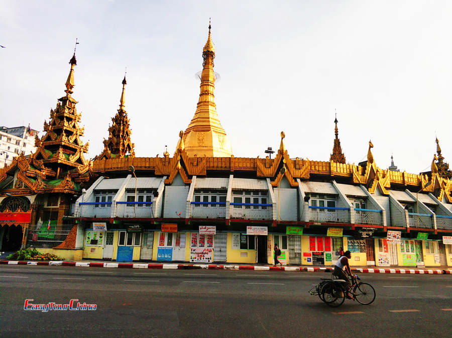 Myanmar tour with Sule Pagoda