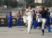 learning taiji at wuhan