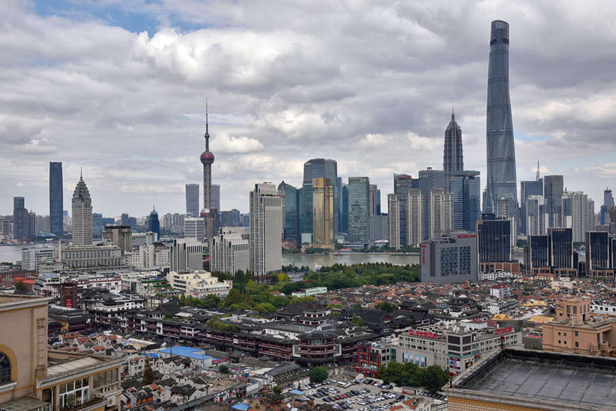 Shanghai Tower form the Bund