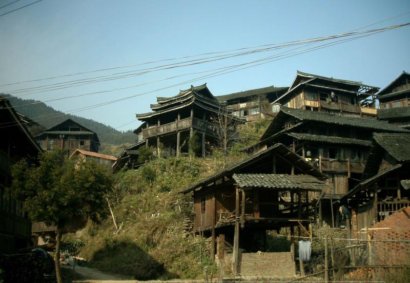 Stilted Building in China