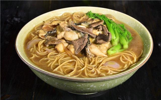 Chinese noodles in Shanghai