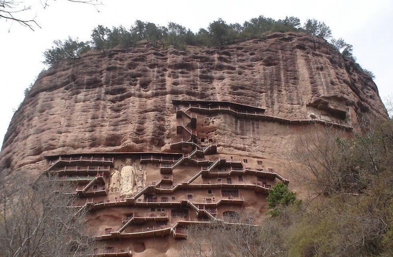 China Maijishan Grottoes 