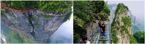 Zhangjiajie Tianmen Mountain sky walk