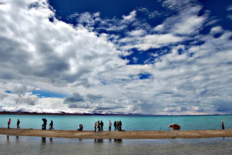 Tibet Namtso Lake hiking