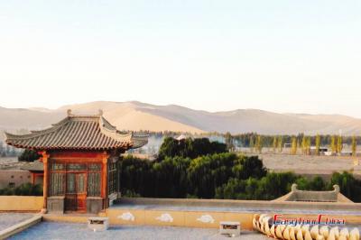 Dunhuang desert landscape