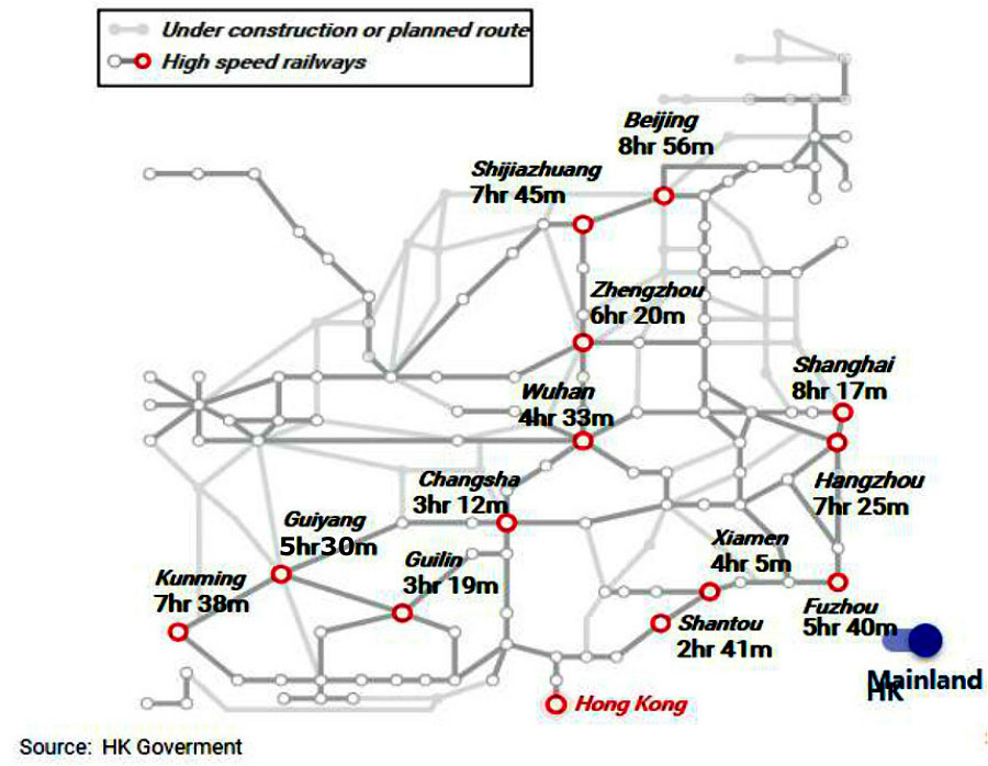 Guangzhou-Shenzhen-Hong Kong Express Rail Link Opened to Traffic