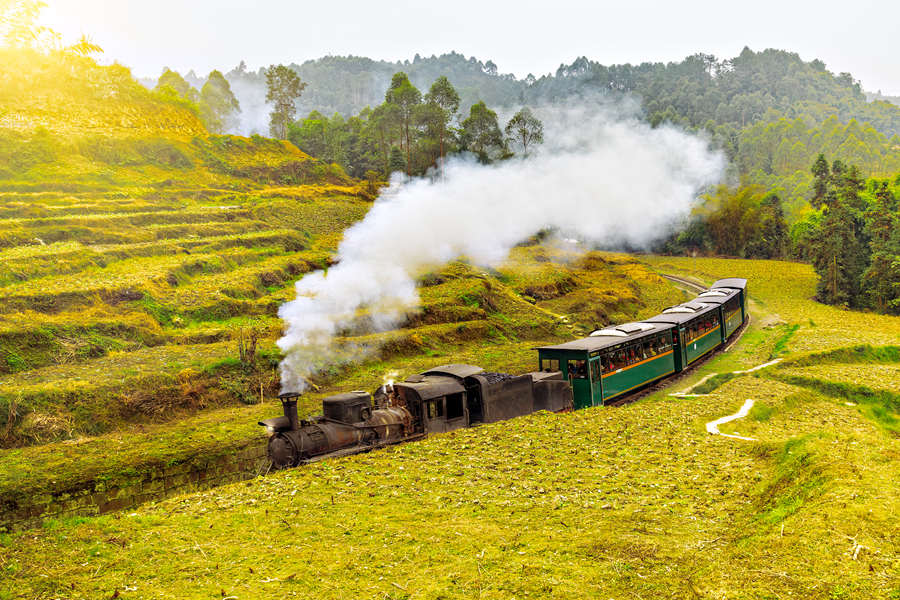 Jiayang Steam Train