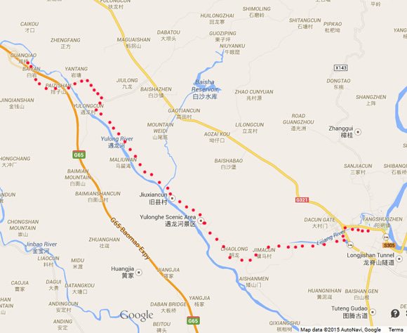 English Yangshuo maps for cyclists