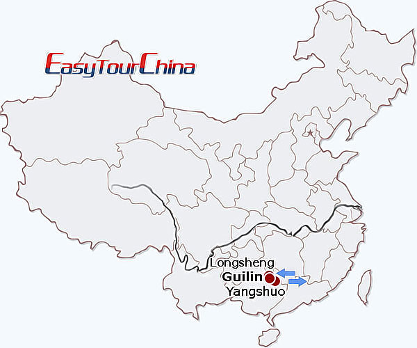 China travel map - K-12 School Tour in Guilin