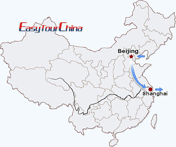 China travel map - Accessible China Holiday for the Handicapped