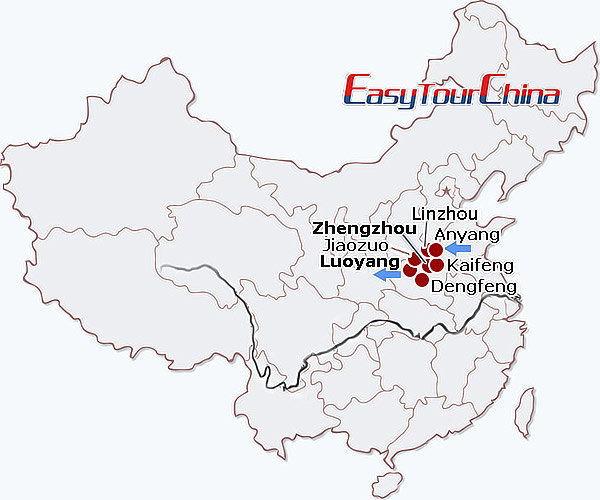 China travel map - Henan Panorama