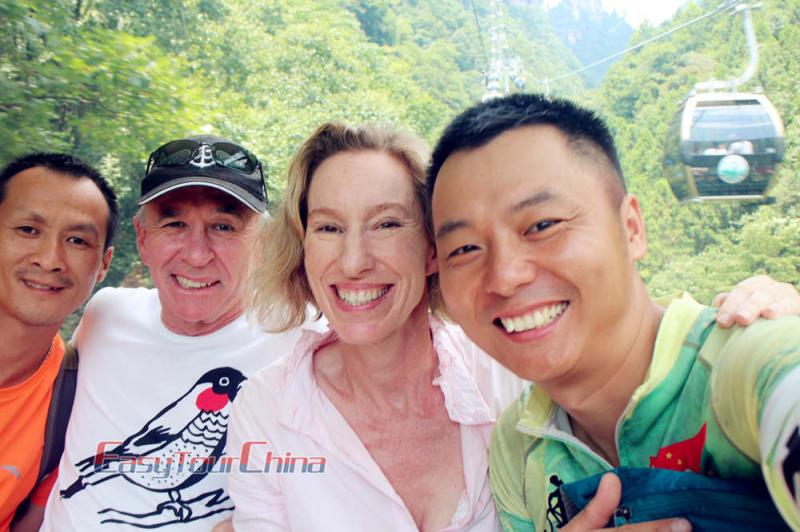 Clients' Bike Tour to Zhangjiajie with Robert in 2017