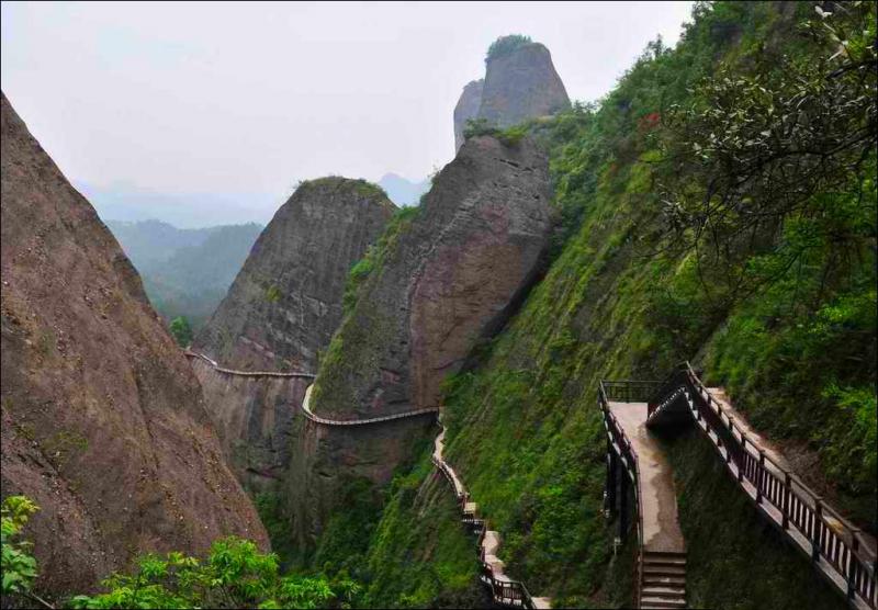 Bajiaozhai Park Plank Road