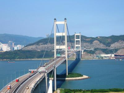Splendid Tsing Ma Bridge