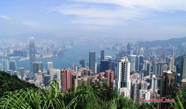 China travel map - Hong Kong Guangzhou Tour