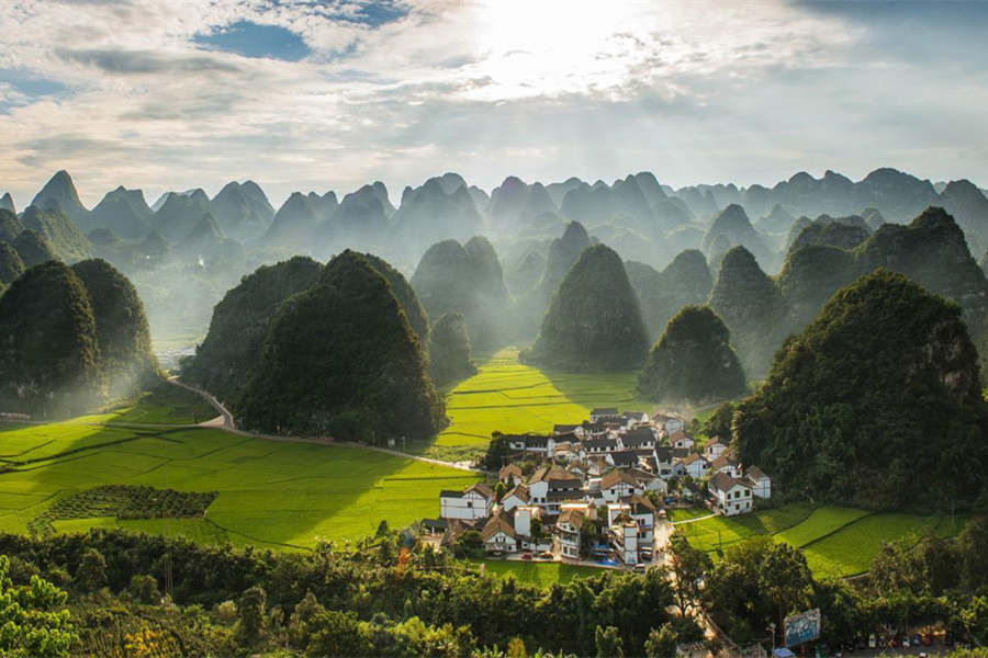 Guizhou Karst Peaks at Wanfeng Forest