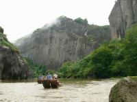 bamboo rafting at Wuyishan