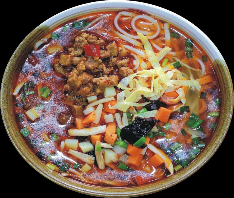 Famous Xian food - Qishan Saozi Noodles