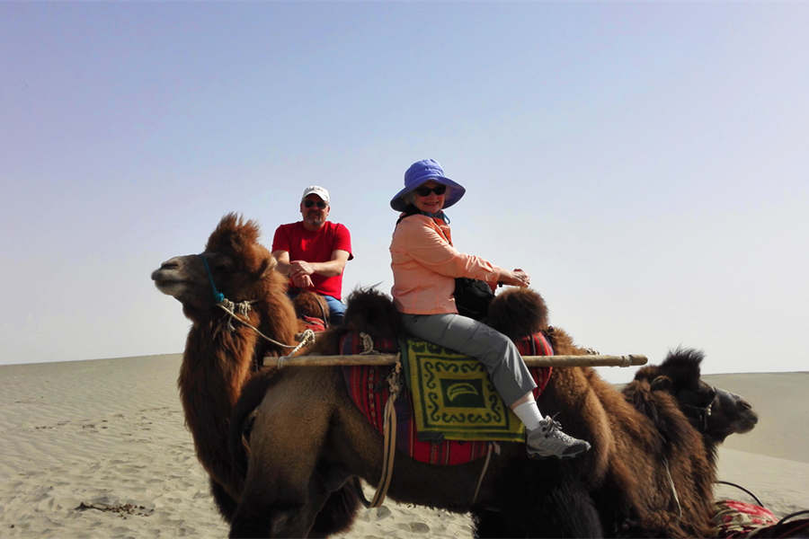 Taklamakan Desert camel trekking