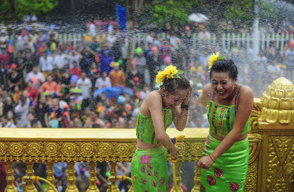 Water Splashing Festival in Xishuangbanna