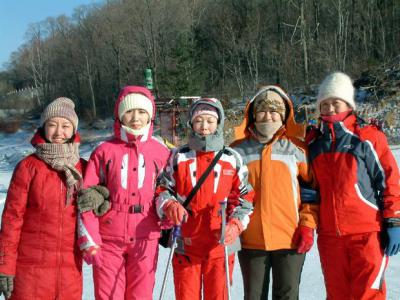 Yabuli International Ski Resort Colorful Teammates