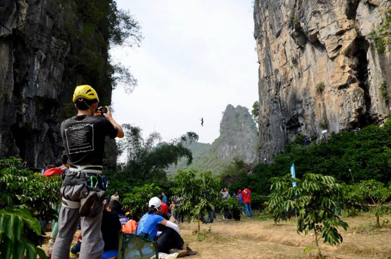 Yangshuo rock climbing 