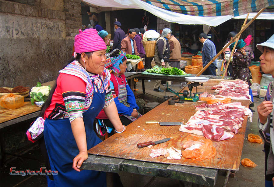 Local Market in Yuanyang