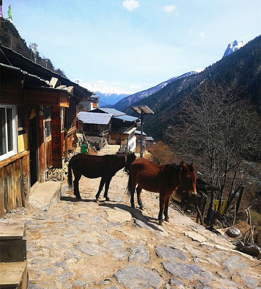 Yubeng Village in Yunnan China