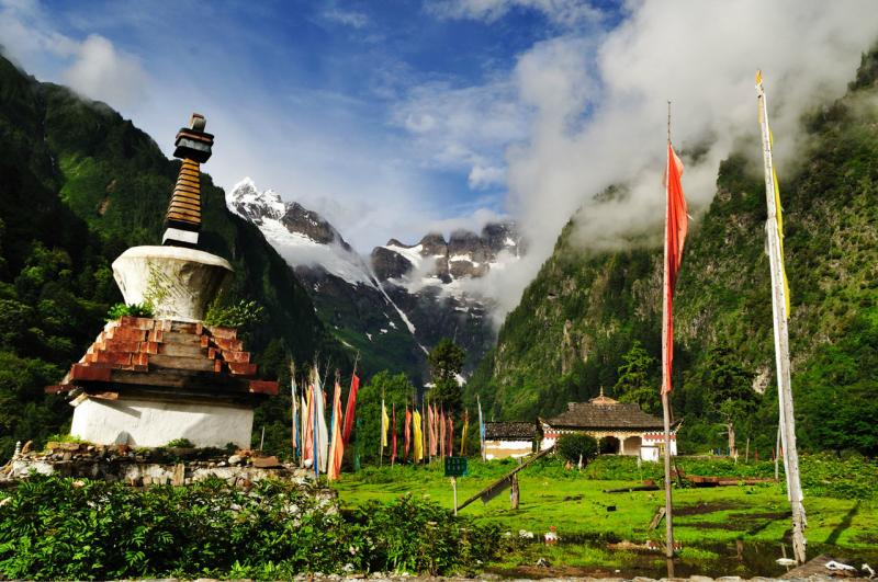 Yubeng Village in summer