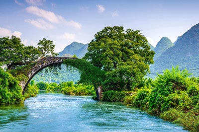 Yangshuo Yulong Bridge