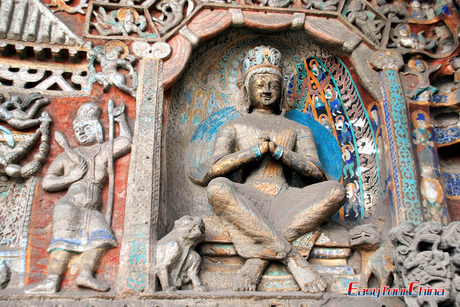 Yungang Grottoes in Datong