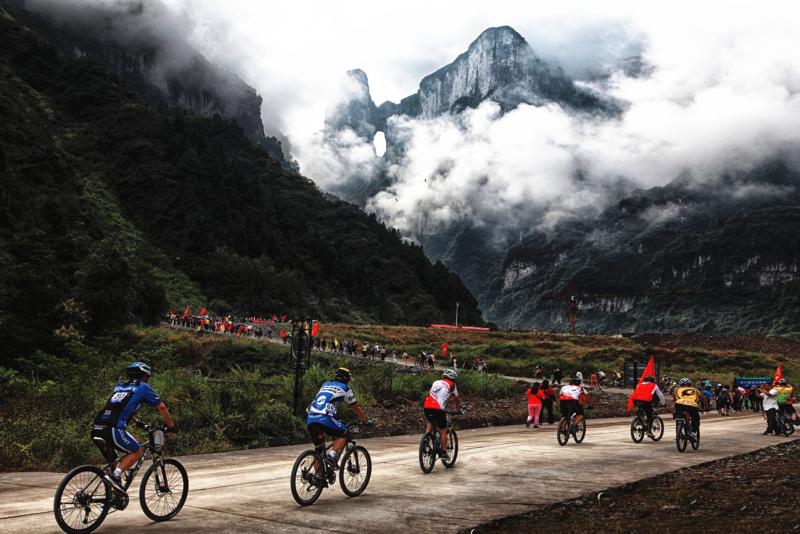 Zhangjijie  biking 