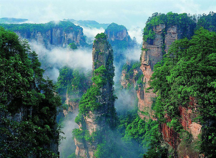 Zhangjiajie National Forest Park - Avatar mountains