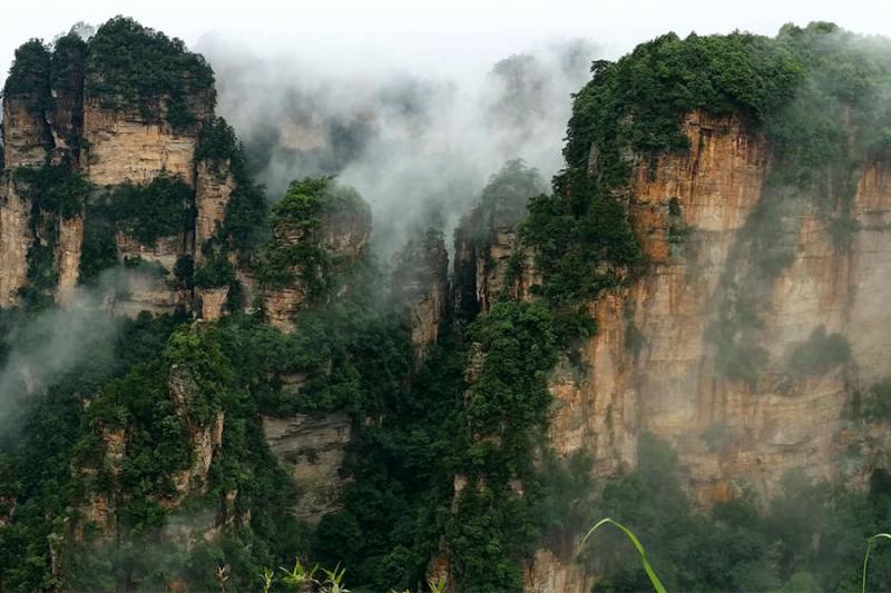 The amazing mountain view of Zhangjiajie Forest Park