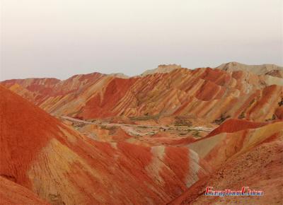 On a trip from Xian to Zhangye visit Rainbow Mountain