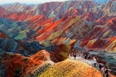 Rainbow Mountains of Zhangye Danxia Geopark