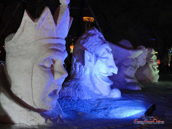 Snow Sculptures at Zhaolin Park