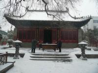 Snow Scenery of Town God's Temple