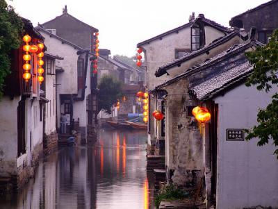 China travel map - Shanghai Suzhou & Zhouzhuang Bus Tour